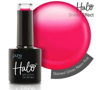 Pure Nails Halo Gel Polish Stained Glass Neon Pink