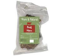 Pure & Natural Beef Horns for Dogs - Dog Chews Long Lasting Natural, Hypoallergenic, Grain Free, Dog Treats for Large & Small - Pack of 2