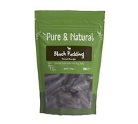Pure & Natural Black Pudding Dog Sausages 1kg - 6cm High-Protein Grain-Free Meat Treats for Training & Rewards - Delicious Natural Hypoallergenic Snack - Made in Britain