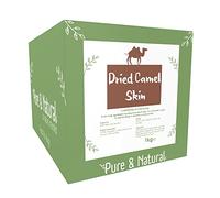 Pure & Natural Camel Skin Dog Chew - All Natural, High Protein, Low-Fat, Hypoallergenic Dog Treats for Puppies, Seniors 1kg Bulk Box