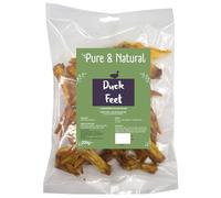 Pure & Natural Dried Duck Feet for Dogs - High Protein, Healthy, Hypoallergenic Dog Treats & Natural Dog Chews - 200g Bag