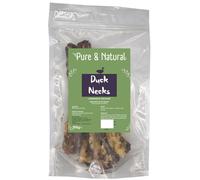 Pure & Natural Dried Duck Necks for Dogs - 100% Natural Dog Treats & Hypoallergenic Dog Chews, Healthy, Grain Free, Low Fat - 200g Bag