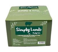 Pure & Natural Meaty Coins - Grain Free Dog Treats in 9 Flavours | Natural Training Treats for Dogs Healthy Dog Chews & Jerky for Dogs - Lamb, 1.5kg