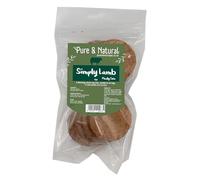 Pure & Natural Meaty Coins - Grain Free Dog Treats in 9 Flavours | Natural Training Treats for Dogs Healthy Dog Chews & Jerky for Dogs - Lamb, 10 Coin Bag