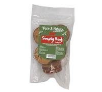 Pure & Natural Meaty Coins - Grain Free Dog Treats in 9 Flavours | Natural Training Treats for Dogs Healthy Dog Chews & Jerky for Dogs - Beef, 10 Coin Bag