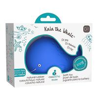 Pure Natural Rubber Bath Toy - Kala the Whale Baby Toy, 11 cm - Hole Free, BPA Free Bath Toys for Infants, Without Holes Sealed Natural Rubber Bath Toy