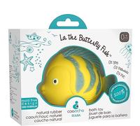 Pure Natural Rubber Bath Toy - La The Butterfly Fish Baby Toy 10 cm - Hole Free Bath Toys, BPA Free Bath Toys for Infants, Without Holes Sealed Natural Rubber Baby Toy