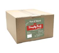 Pure & Natural Simply Beef Meaty Sticks - Natural Dog Chews & Grain Free Dog Treats for All Ages, High Protein, Low Fat, Senior & Puppy Chews - 1kg Bulk Box