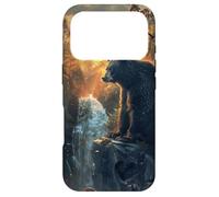 Pure Nature Scene and Black Bear Case for iPhone 17 Pro