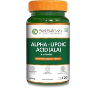 Pure Nutrition Alpha Lipoic Acid 600mg + Vitamin E | 120 Caps | Powerful Antioxidant to Support Nerve & Heart Health*. | Non-GMO