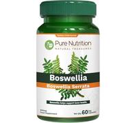 Pure Nutrition Boswellia Serrata 15:1 Extract 600mg | 60 Cap | Min 65% Boswellic Acids | Each Serving Offer 600mg 15:1 Extract Equivalent to 9000mg Raw Boswellia Powder | Non-GMO