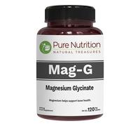 Pure Nutrition MagG - Magnesium glycinate Supplement for Men and Women | High Absorption Supplement | 200mg Elemental Magnesium | 120 Veg Tabs