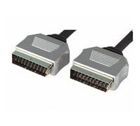 Pure OFC HQ Scart Cable ROUND Lead Metal Ends 5m