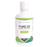 Pure Organic C8 MCT Oil 100% Coconut Keto Fuel 1000ml Bulk 1 Litre Bottle