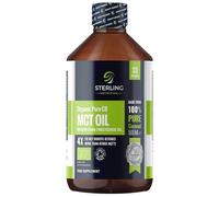 Pure Organic C8 MCT Oil - 500ml | 4X Ketones & Quick Conversion Support Keto Diet & Fasting | 100% Sustainable Coconuts | Safe & Premium Lab Tested | Vegan Friendly & Gluten-Free | STERLING NUTRITION