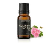 Pure Organic Geranium Essential Oil 10ml - Certified Organic Aromatherapy Oil for Diffuser Humidifier & Massage Blends - Undiluted Pure Natural Essentials for Skin, Hair & Bath, Vegan Cruelty-Free