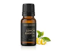 Pure Organic Lemon Essential Oil 10ml - Certified Organic Aromatherapy Oil for Diffuser Humidifier & Massage Blends - Undiluted Pure Natural Essentials for Skin, Hair & Bath, Vegan Cruelty-Free