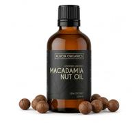Pure Organic Macadamia Nut Oil 100ml - Certified Organic Macadamia Nut Carrier Oil, Cold Pressed, Vegan and Cruelty-Free, Hydrating Natural Skin Care for Face, Hair, Nails & Body Massage