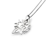 Pure Origins 925 Sterling Silver Bee Pendant Necklace