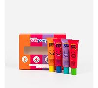 Pure Paw Paw Original All Purpose Australian Ointment set Smoothes and Soothes, All Skin Types and Makeup,Strawberry, Cherry, Mango, Blackcurrant Quad Pack, 15g
