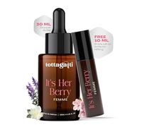 Pure Perfume Oil for Women, It's Her Berry Huile De Parfum, 8+ Hours Long Lasting Fragrance, Sage+Musk+Sandalwood, IFRA Certified, No Alcohol Attar, Luxury Gift for Her (30ml Scent)
