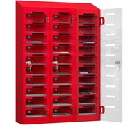 Pure Phone Safe Plus 30 Bay - Flame Red Locker