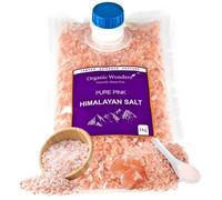 Pure Pink Himalayan Salt (Coarse) 1kg | 84+ Essential Trace Minerals | PREMIUM UNREFINED | 100% NATURAL | GLUTEN FREE | VEGAN | VEGETARIAN by Organic Wonders®