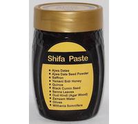 PURE PREMIUM SHIFA PASTE WITH YEMENI SIDR HONEY (500g) - Remedies From the Sunnah (Ajwa Dates, Saffron, Sidr Honey, Blackseed, Oud Hindi & More)