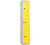 Pure Prime 3 Door - Lemon Yellow Locker