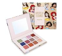 Pure Princess Eyeshadow (Mixed) MAD BEAUTY Disney Pure Princess Twelve Shade Palette With Mirror, Self-Care Cosmetic Gift, Belle, Ariel, Tiana, Cinderella, Jasmine