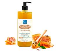 Pure Propolis Cicatrizing Gel Ointment 500 ml Dispenser Pump Bottle - Healing Balm - After-shave - Soothing gel "insect bites" - Body and facial care for problem skin