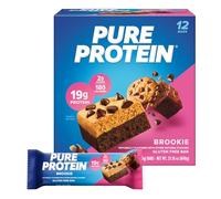 Pure Protein Bars, High Protein, Nutritious Snacks to Support Energy, Low Sugar, Gluten Free, Chocolate Peanut Butter, 1.76oz, 12 Count (Packaging May Vary)