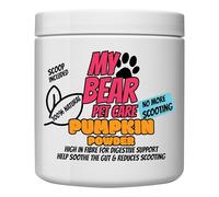 Pure Pumpkin Powder Dog Food Topper, 100% Pumpkin Puree Powder Naturally Rich in Prebiotics & Fibre for Dogs Gut Health & Healthy Stools 250g - My Bear Pet Care