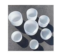 Pure Quartz Crystal Bowl, Crystal Singing Bowls 8"-12" Note C/D/E/F/G/A/B Chakra Frosted Quartz 7 pcs(440hz)