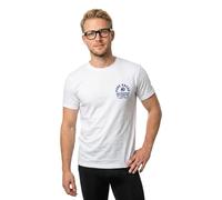Pure Racer Age Worn Letters Short Sleeve T-shirt White 2XL Men