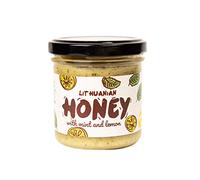 Pure Raw Honey With Lemon and Mint Organic Wildflower 100% Natural, 170 g Unfiltered Unheated from Non-Sugar fed Bees with high Concentration of Protein Minerals and Natural acids