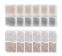 Pure Realm 12 Pack airsift Litter Box Filters for Catit Airsift Jumbo/Regular/Smartsift Litter Box, Dual Action Filter to Keep Catit Litter Box Fresh Smell，Cat Litter Box Filters Pads Replacement