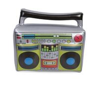 Pure retro feeling: inflatable ghetto blaster (45 x 40 cm) - the cult accessory for your party!