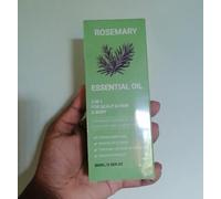 Pure Rosemary Essential Oil, 3-in-1 for Hair, Scalp and Body Care, 100ml, Natural Hair Strengthening and Eyelash Treatment