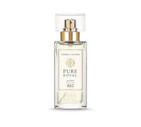 Pure Royal 862 Women's Perfume 50 ml - Frutal Floral Fragrance with Black Currant, Green Apple, Pink and Vanilla - High Concentration 20% - Elegant and Durable