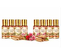 Pure Sandalwood, Rose, Bela & Floral Attar Combo Pack, Traditional Alcohol Free Ittar Set, Long Lasting Unisex Perfume Oils (1.5 ml, Jasmine)
