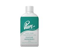 Pure Scented 100ml Fragrance Oil - 550+ Scents, Vegan & Cruelty-Free, for Candles, Soaps, Slime, Diffusers, Cosmetics, Wax Melts & DIY Crafts (1 x 100ml, Festive Memories)