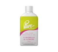 Pure Scented 100ml Fragrance Oil - 550+ Scents, Vegan & Cruelty-Free, for Candles, Soaps, Slime, Diffusers, Cosmetics, Wax Melts & DIY Crafts (1 x 100ml, Citronella & Flowers)