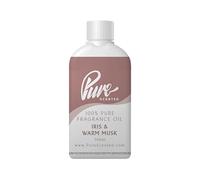 Pure Scented 100ml Fragrance Oil - Vegan & Cruelty-Free, for Candles, Soaps, Slime, Diffusers, Cosmetics, Wax Melts & DIY Crafts (1 x 100ml, Iris & Warm Musk)