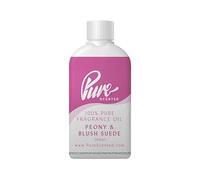 Pure Scented 100ml Fragrance Oil - Vegan & Cruelty-Free, for Candles, Soaps, Slime, Diffusers, Cosmetics, Wax Melts & DIY Crafts (1 x 100ml, Peony & Blush Suede)