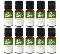 Pure Scented 100ml Fragrance Oils - 10 x 10ml Suitable for Candles, Soaps, Slime, Diffusers, Cosmetics, Wax Melts, Designer (10 x 10ml, Kreed Irish Tweed)