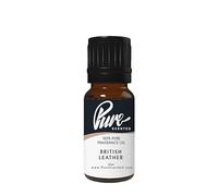 Pure Scented 10ml British Leather Fragrance Oil - 1 x 10ml, Suitable for Candles, Soaps, Slime, Diffusers, Cosmetics, Wax Melts