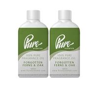 Pure Scented 200ml Fragrance Oils - Vegan & Cruelty-Free, for Candles, Soaps, Slime, Diffusers, Cosmetic, Wax Melts & DIY Crafts (2 x 100ml, Forgotten Ferns & Oak)