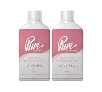 Pure Scented 200ml Fragrance Oils - Vegan & Cruelty-Free, for Candles, Soaps, Slime, Diffusers, Cosmetic, Wax Melts & DIY Crafts (2 x 100ml, La Ve Belle)