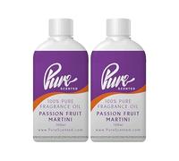 Pure Scented 200ml Fragrance Oils - Vegan & Cruelty-Free, for Candles, Soaps, Slime, Diffusers, Cosmetic, Wax Melts & DIY Crafts (2 x 100ml, Passion Fruit Martini)